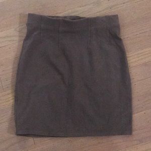 Three dots grey right mini skirt